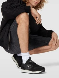 Calvin Klein Jeans Sneaker Mit Label-Detail Modell 'RUNNER SOCK' - Schwarz