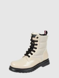 T.Hilfiger Kids Shoes Boots In Lack-Optik - Beige
