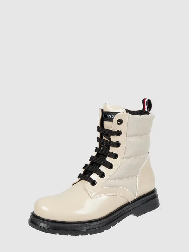 T.Hilfiger Kids Shoes Boots In Lack-Optik - Beige 3 T.Hilfiger Kids Shoes Boots In Lack-Optik - Beige