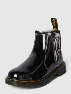 Geox Verkaufsgeschäft 21 Dr. Martens Chelsea Boots Mit Animal-Print Modell 'Leonore' - Schwarz