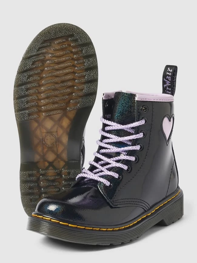 Dr. Martens Schnürboots Mit Motiv-Besatz - Schwarz 6 Dr. Martens Schnürboots Mit Motiv-Besatz - Schwarz – Bild 4