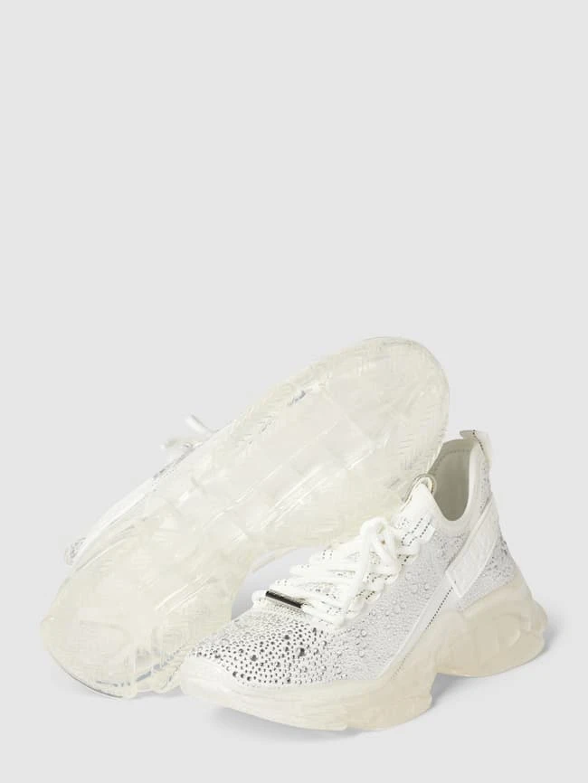 Steve Madden Sneaker Mit Ziersteinbesatz Modell 'MAXIMA' - Offwhite 6 Steve Madden Sneaker Mit Ziersteinbesatz Modell 'MAXIMA' - Offwhite – Bild 4