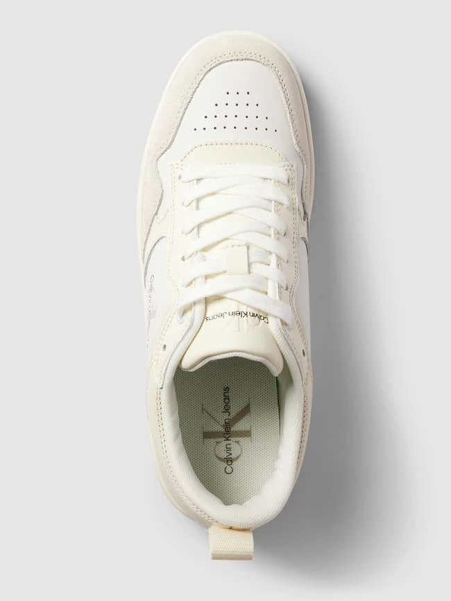 Calvin Klein Jeans Sneaker Mit Label-Print Modell 'BASKET' - Offwhite 6 Calvin Klein Jeans Sneaker Mit Label-Print Modell 'BASKET' - Offwhite – Bild 4