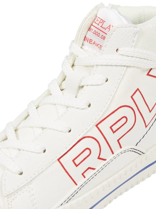 Replay High Top Sneaker Aus Canvas - Weiß 4 Replay High Top Sneaker Aus Canvas - Weiß – Bild 2