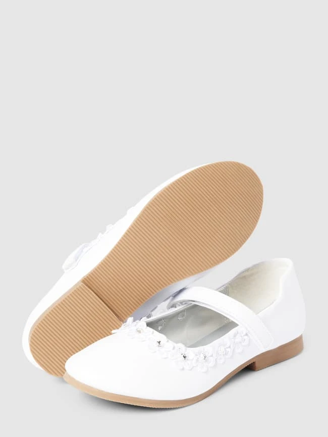 Happy Girls Ballerinas Mit Zier-Applikation - Weiß 6 Happy Girls Ballerinas Mit Zier-Applikation - Weiß – Bild 4