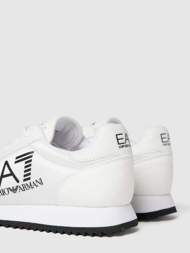 EA7 Emporio Armani Sneaker Mit Label-Prints - Weiß 4 EA7 Emporio Armani Sneaker Mit Label-Prints - Weiß – Bild 2