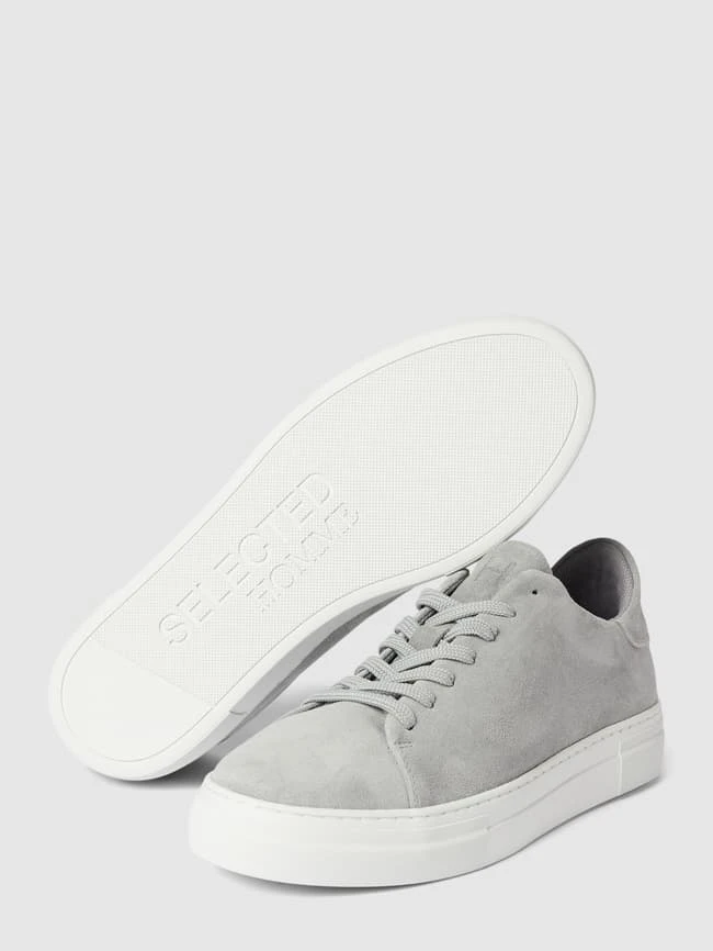 Selected Homme Sneaker Mit Label-Detail Modell 'DAVID' - Hellgrau 6 Selected Homme Sneaker Mit Label-Detail Modell 'DAVID' - Hellgrau – Bild 4