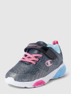 CHAMPION Sneaker Mit Allover-Muster Modell 'WAVE' - Hellgrau