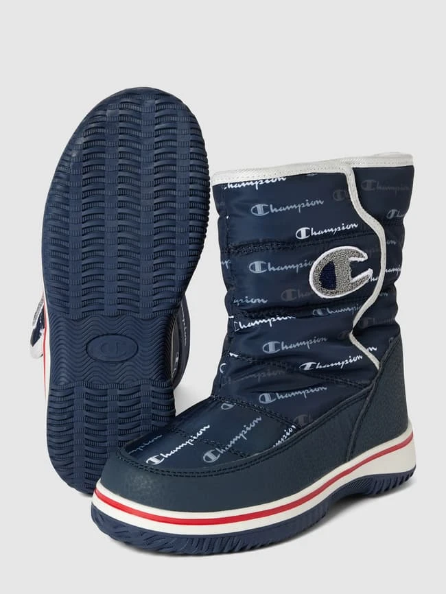 CHAMPION Boots Mit Allover-Logo Modell 'FLAKEY' - Marineblau 5 CHAMPION Boots Mit Allover-Logo Modell 'FLAKEY' - Marineblau – Bild 3