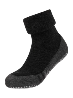 Falke Hausschuhe Aus Merinowollmischung Modell 'Cosyshoe' - Anthrazit Meliert