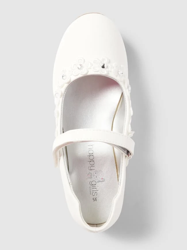 Happy Girls Ballerinas Mit Zier-Applikation - Ecru 6 Happy Girls Ballerinas Mit Zier-Applikation - Ecru – Bild 4