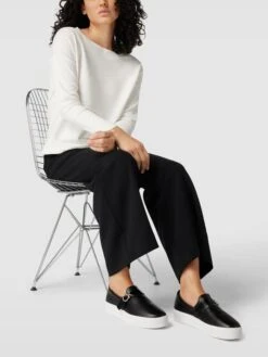 Geox Verkaufsgeschäft 66 CK Calvin Klein Slip-on-Sneaker Aus Leder - Schwarz