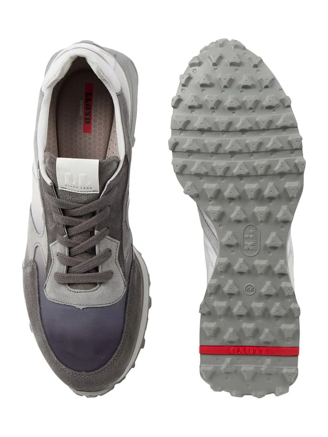 Lloyd Sneaker Aus Leder Und Textil Modell 'Amaro' - Mittelgrau 6 Lloyd Sneaker Aus Leder Und Textil Modell 'Amaro' - Mittelgrau – Bild 4