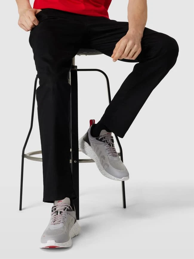 HUGO Sneaker Mit Label-Details Modell 'Wayne' - Mittelgrau 3 HUGO Sneaker Mit Label-Details Modell 'Wayne' - Mittelgrau