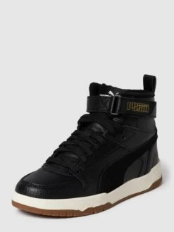 Puma High Top Sneaker Mit Label-Print Modell 'GAME' - Schwarz