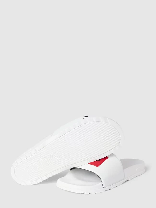 HUGO Slides Mit Label-Print Modell 'MATCH' - Weiß 6 HUGO Slides Mit Label-Print Modell 'MATCH' - Weiß – Bild 4