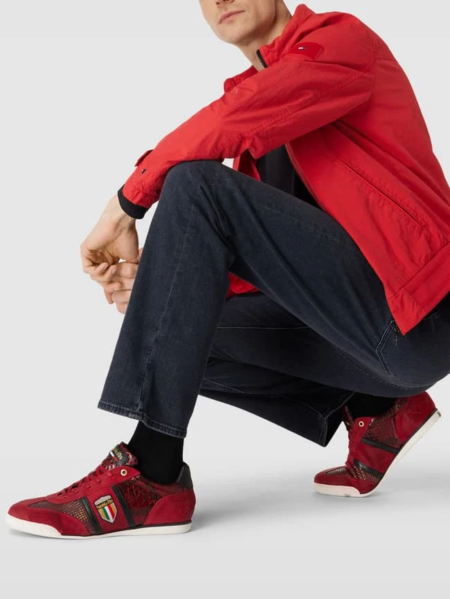 Pantofola DOro Sneaker Mit Tonalem Besatz Modell 'FORTEZZA' - Rot 3 Pantofola DOro Sneaker Mit Tonalem Besatz Modell 'FORTEZZA' - Rot