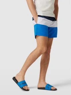 ONeill Slides Mit Label-Applikation - Royalblau