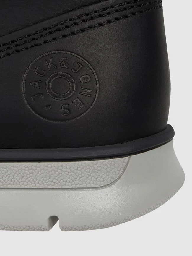 Jack & Jones Boots Aus Leder Modell 'Tubar' - Anthrazit 4 Jack & Jones Boots Aus Leder Modell 'Tubar' - Anthrazit – Bild 2