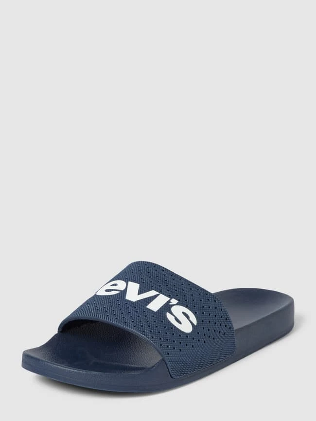 Levi’s® Acc. Slides Mit Label-Print Modell 'JUNE' - Marineblau 4 Levi’s® Acc. Slides Mit Label-Print Modell 'JUNE' - Marineblau – Bild 2