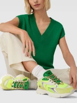 Lacoste Sneaker Mit Logo-Details Modell 'NEO' - Neon Gelb