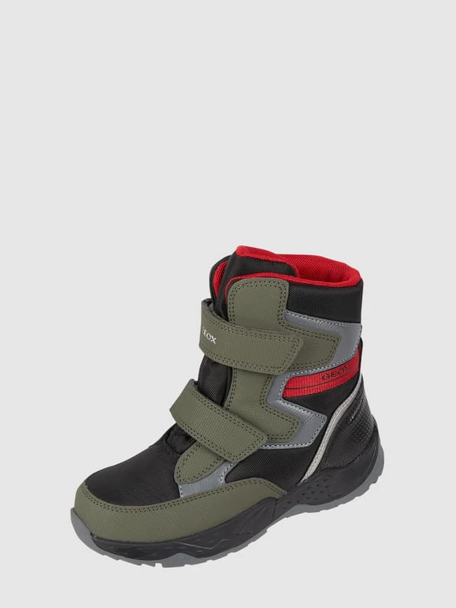 Geox Boots Mit Klettriegeln Modell 'Sentiero' - Khaki 3 Geox Boots Mit Klettriegeln Modell 'Sentiero' - Khaki