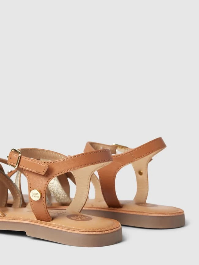 Gioseppo Zehentrenner Mit Strasssteinbesatz Modell 'SUSSAT' - Gold 4 Gioseppo Zehentrenner Mit Strasssteinbesatz Modell 'SUSSAT' - Gold – Bild 2