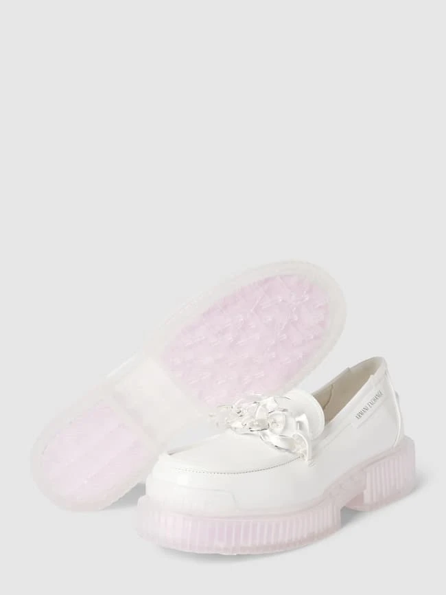 ARMANI EXCHANGE Penny-Loafer Mit Zier-Applikation - Weiß 6 ARMANI EXCHANGE Penny-Loafer Mit Zier-Applikation - Weiß – Bild 4