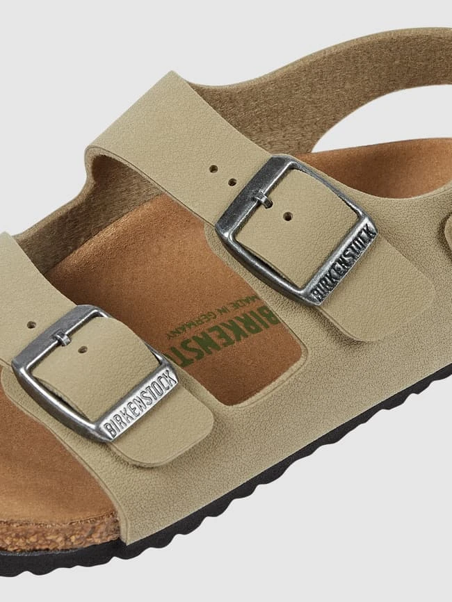 Birkenstock Sandalen Aus Birko-Flor® Modell 'Milano' - Khaki 4 Birkenstock Sandalen Aus Birko-Flor® Modell 'Milano' - Khaki – Bild 2