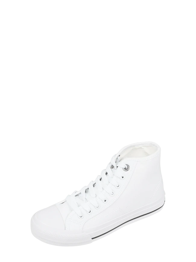 Jack & Jones High Top Sneaker Aus Canvas Modell 'Corp' - Weiß 3 Jack & Jones High Top Sneaker Aus Canvas Modell 'Corp' - Weiß