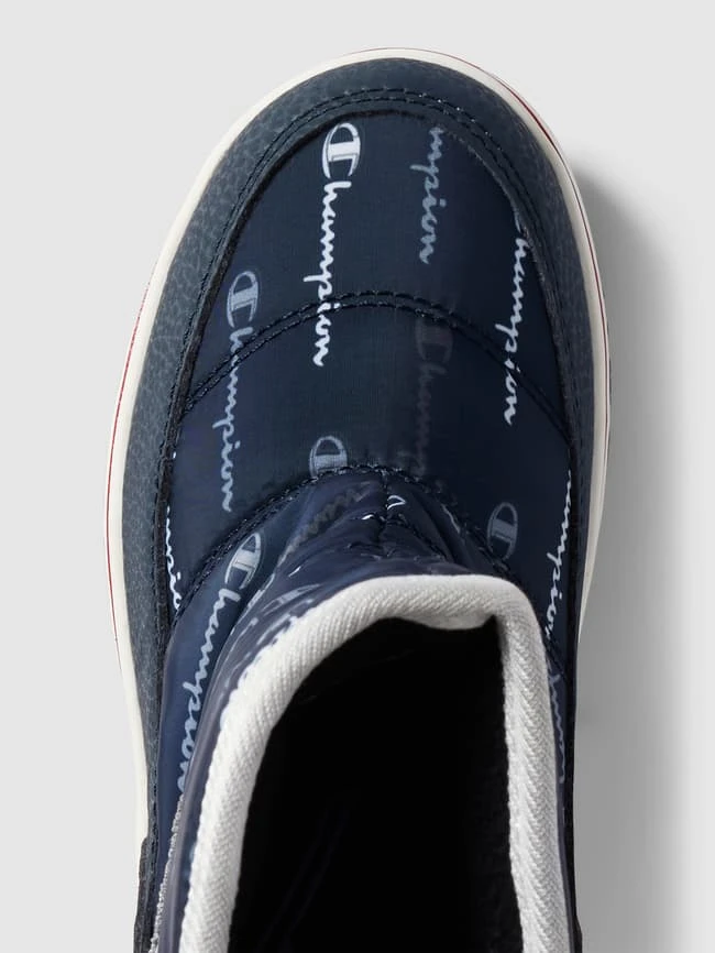 CHAMPION Boots Mit Allover-Logo Modell 'FLAKEY' - Marineblau 6 CHAMPION Boots Mit Allover-Logo Modell 'FLAKEY' - Marineblau – Bild 4
