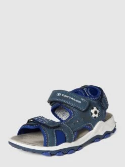 Tom Tailor Sandalen Mit Motiv-Prägung - Marineblau