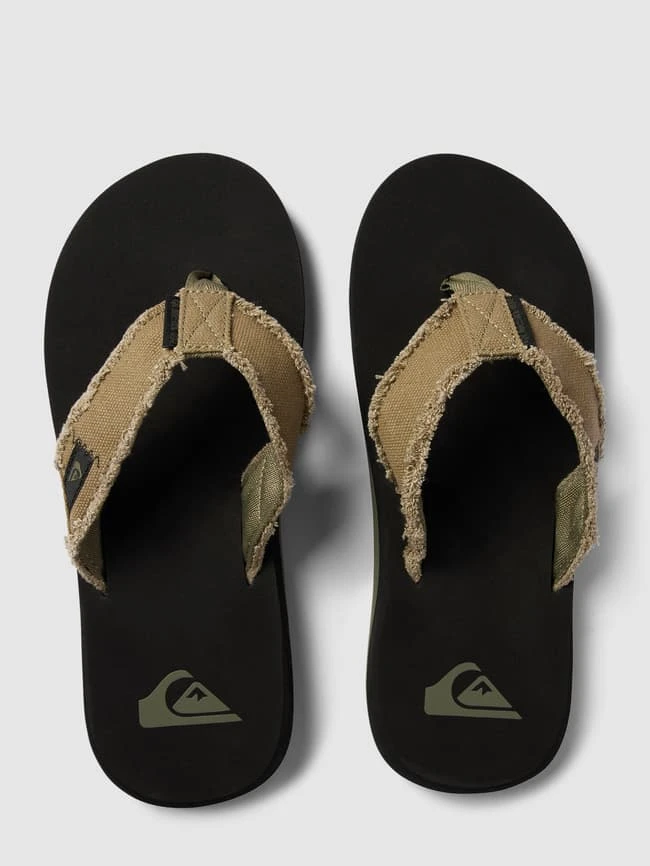 Quiksilver Zehentrenner Mit Ausgefranstem Saum Modell 'MONKEY ABYSS' - Olivgrün 6 Quiksilver Zehentrenner Mit Ausgefranstem Saum Modell 'MONKEY ABYSS' - Olivgrün – Bild 4