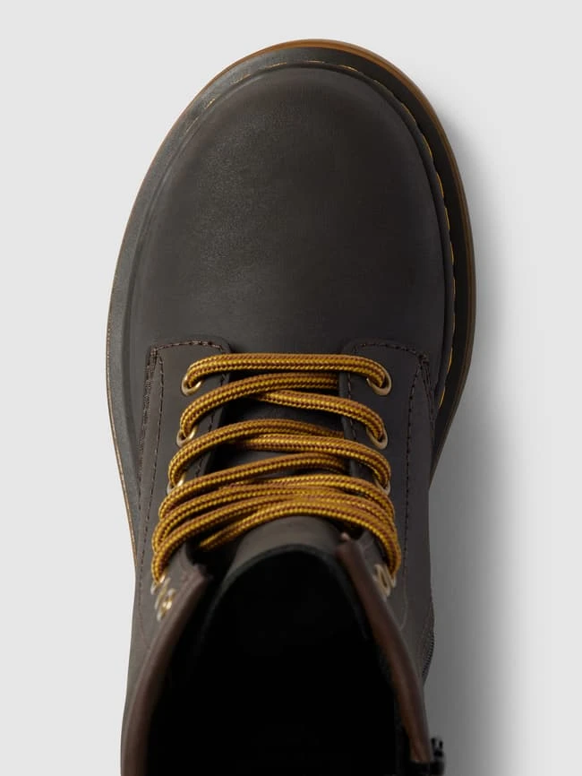 Dr. Martens Boots Aus Leder Modell '1460 J' - Dunkelbraun 6 Dr. Martens Boots Aus Leder Modell '1460 J' - Dunkelbraun – Bild 4