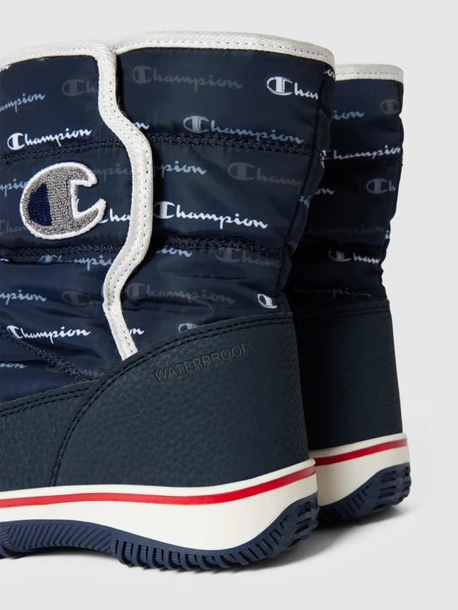 CHAMPION Boots Mit Allover-Logo Modell 'FLAKEY' - Marineblau 4 CHAMPION Boots Mit Allover-Logo Modell 'FLAKEY' - Marineblau – Bild 2