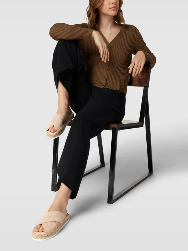 Espadrij Slides Mit Strukturierter Sohle Modell 'Croisette' - Beige 3 Espadrij Slides Mit Strukturierter Sohle Modell 'Croisette' - Beige