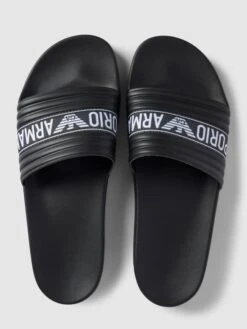 Emporio Armani Slides Mit Label-Detail - Schwarz -Geox Verkaufsgeschäft 6l358cad70p4eda2a4skihpn9583cipk88ok8d2l9143ei1l9t8l4lah9d4k6di58gpkod1k8oq38j1i98o66dr2c8qmcd9n6ssj6o9kc4oj2e9k6gomad36cgpm6pj1cos3ec0