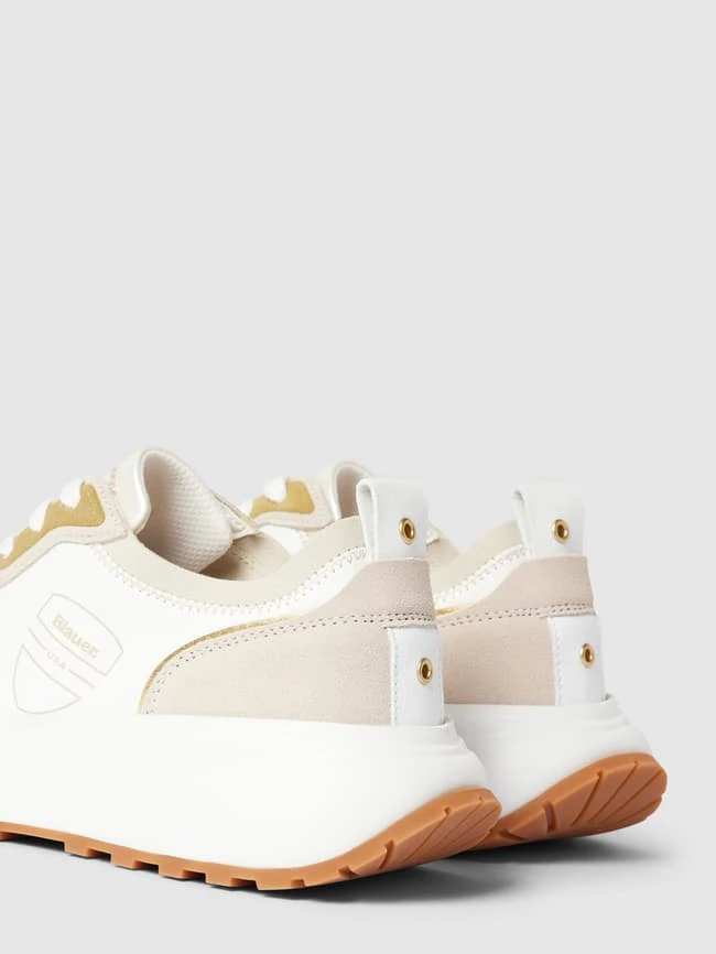 Blauer USA Sneaker Mit Label-Detail Modell 'DAISY' - Beige 4 Blauer USA Sneaker Mit Label-Detail Modell 'DAISY' - Beige – Bild 2
