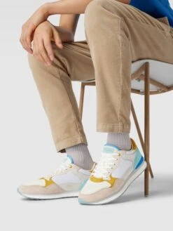 HOFF Sneaker Im Colour-Blocking-Design Modell 'SAPPORO' - Hellblau