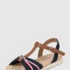 Tom Tailor Sandalen Mit Label-Detail - Marineblau