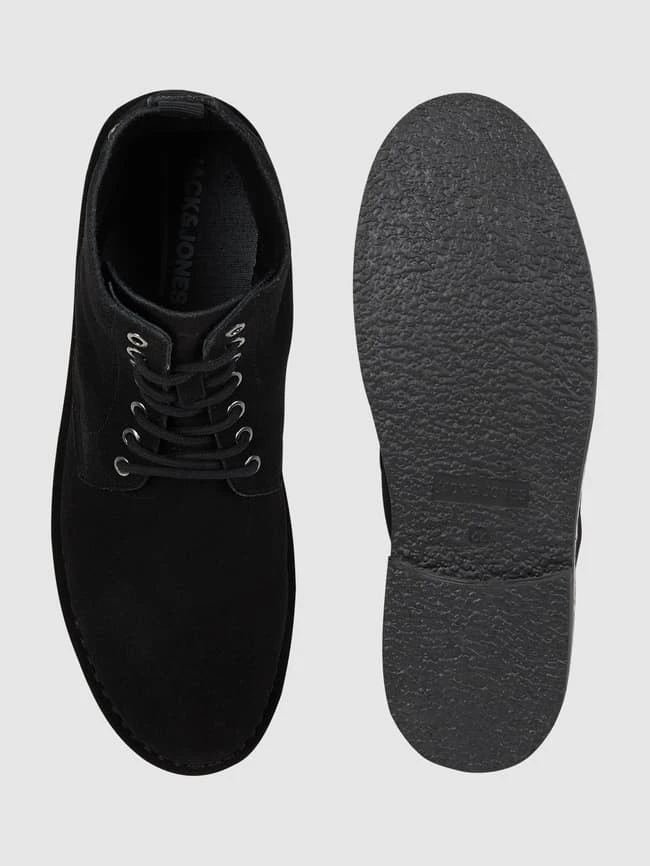 Jack & Jones Boots Aus Veloursleder Modell 'Bruce' - Schwarz 6 Jack & Jones Boots Aus Veloursleder Modell 'Bruce' - Schwarz – Bild 4