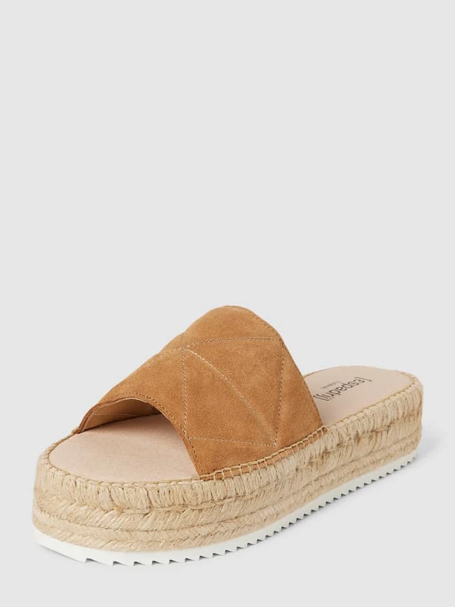 Espadrij Slides Mit Plateau-Sohle Modell 'Toulouse' - Camel 4 Espadrij Slides Mit Plateau-Sohle Modell 'Toulouse' - Camel – Bild 2