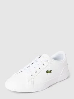 Lacoste Sneaker Mit Logo-Stitching - Weiß