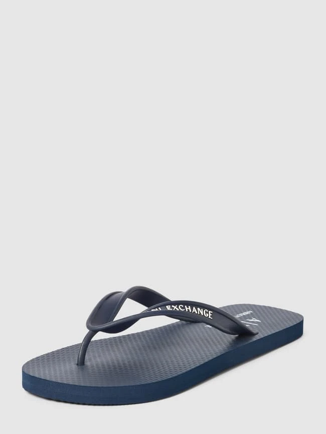 ARMANI EXCHANGE Zehentrenner Mit Label-Details - Dunkelblau 4 ARMANI EXCHANGE Zehentrenner Mit Label-Details - Dunkelblau – Bild 2