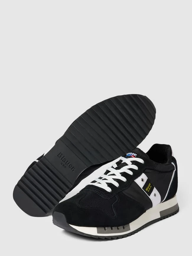 Blauer USA Sneaker Mit Label-Details Modell 'QUEENS' - Schwarz 6 Blauer USA Sneaker Mit Label-Details Modell 'QUEENS' - Schwarz – Bild 4