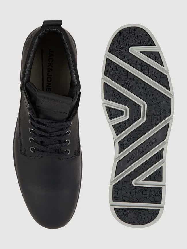 Jack & Jones Boots Aus Leder Modell 'Tubar' - Anthrazit 6 Jack & Jones Boots Aus Leder Modell 'Tubar' - Anthrazit – Bild 4