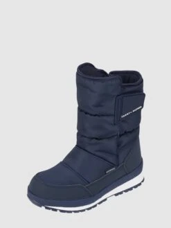 T.Hilfiger Kids Shoes Schneestiefel Aus Textil - Wasserdicht - Marineblau