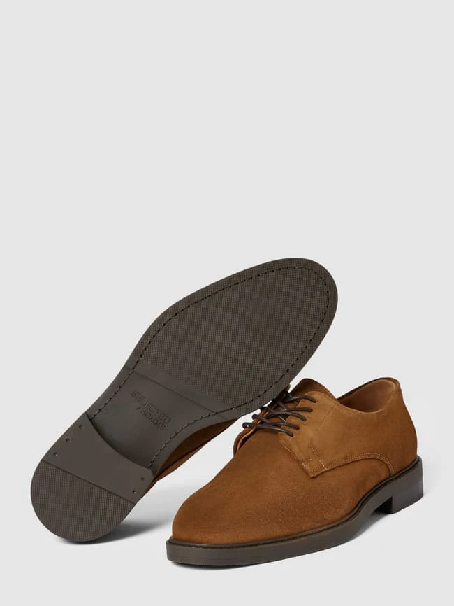 Selected Homme Derby-Schuhe Mit Schnürverschluss Modell 'BLAKE' - Dunkelbraun 5 Selected Homme Derby-Schuhe Mit Schnürverschluss Modell 'BLAKE' - Dunkelbraun – Bild 3