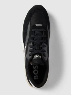 BOSS Sneaker Aus Leder-Mix Mit Label-Details Modell 'Kurt' - Schwarz -Geox Verkaufsgeschäft 70rkoghma5956jab9t14ok258p348iikah0lchiga1548jhl6h558lib8sq4gdah85b52dqi6grl4l1i693mcob471h3gdpicpi62p9k75im6ob674s3ed1ic8r3cdj168oj4p0
