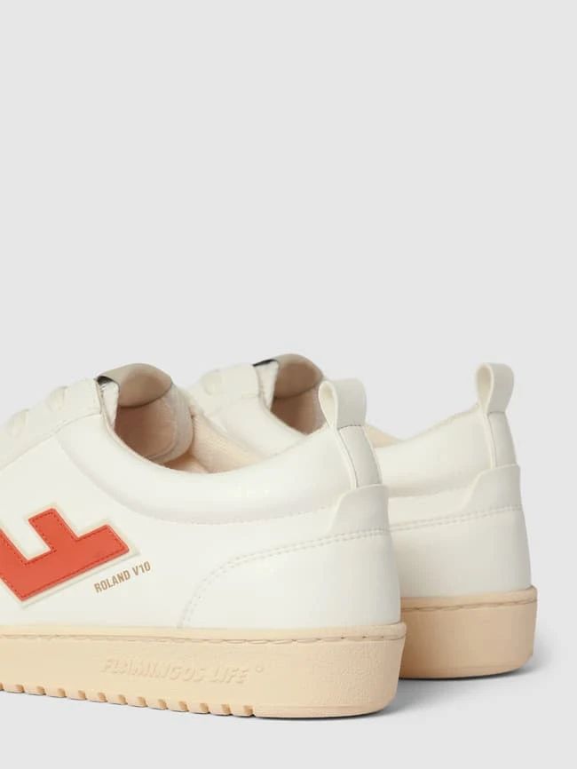 Flamingos Life Sneaker Mit Label-Details Modell 'Roland' - Orange 4 Flamingos Life Sneaker Mit Label-Details Modell 'Roland' - Orange – Bild 2